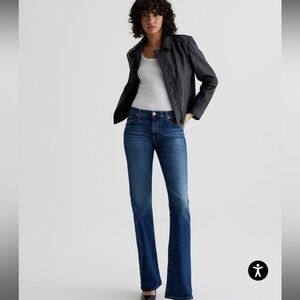 Ag Adriano Goldschmied Blue Flare Wide Leg Jeans